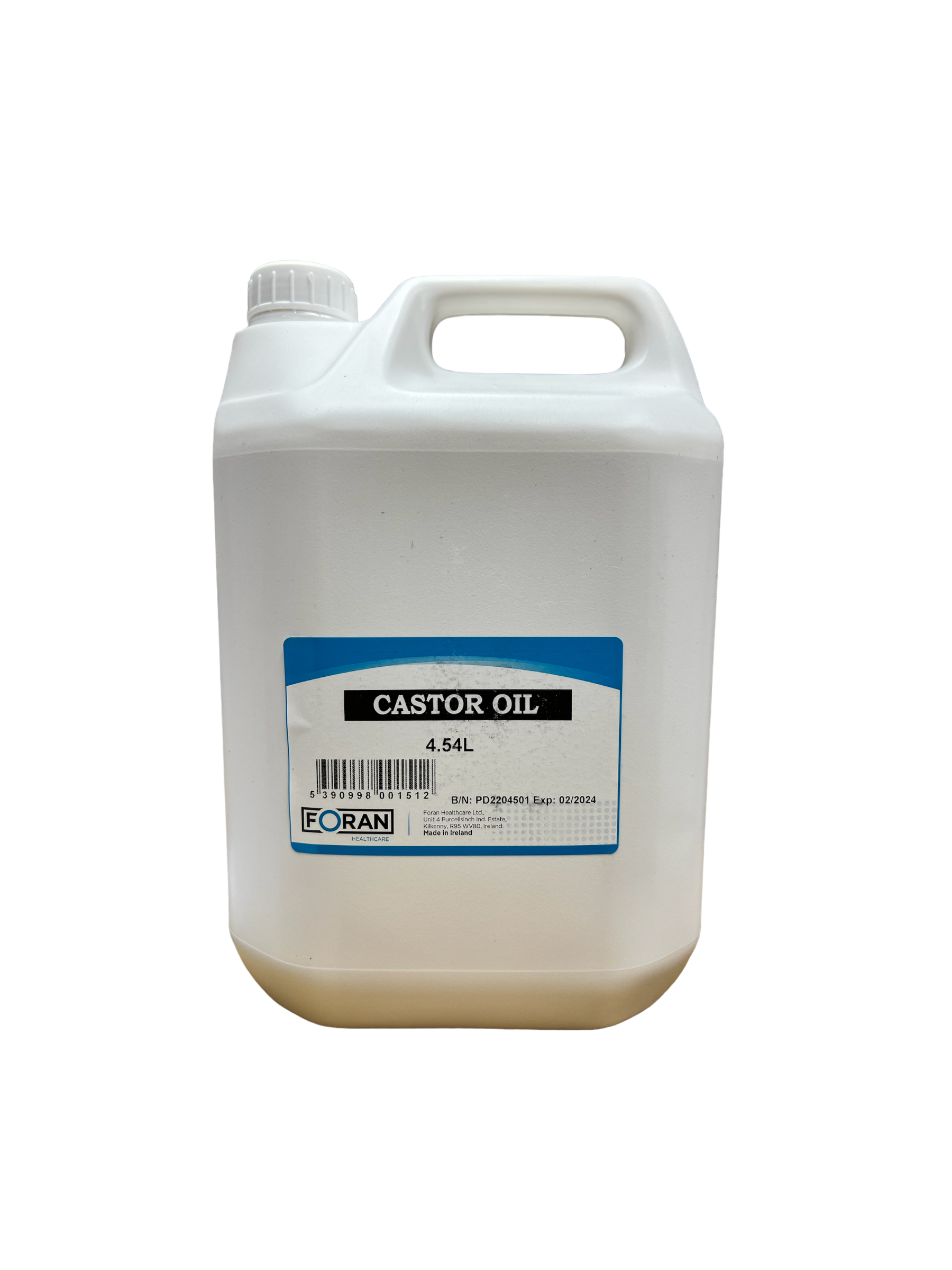 Foran's Castor Oil 4.54L