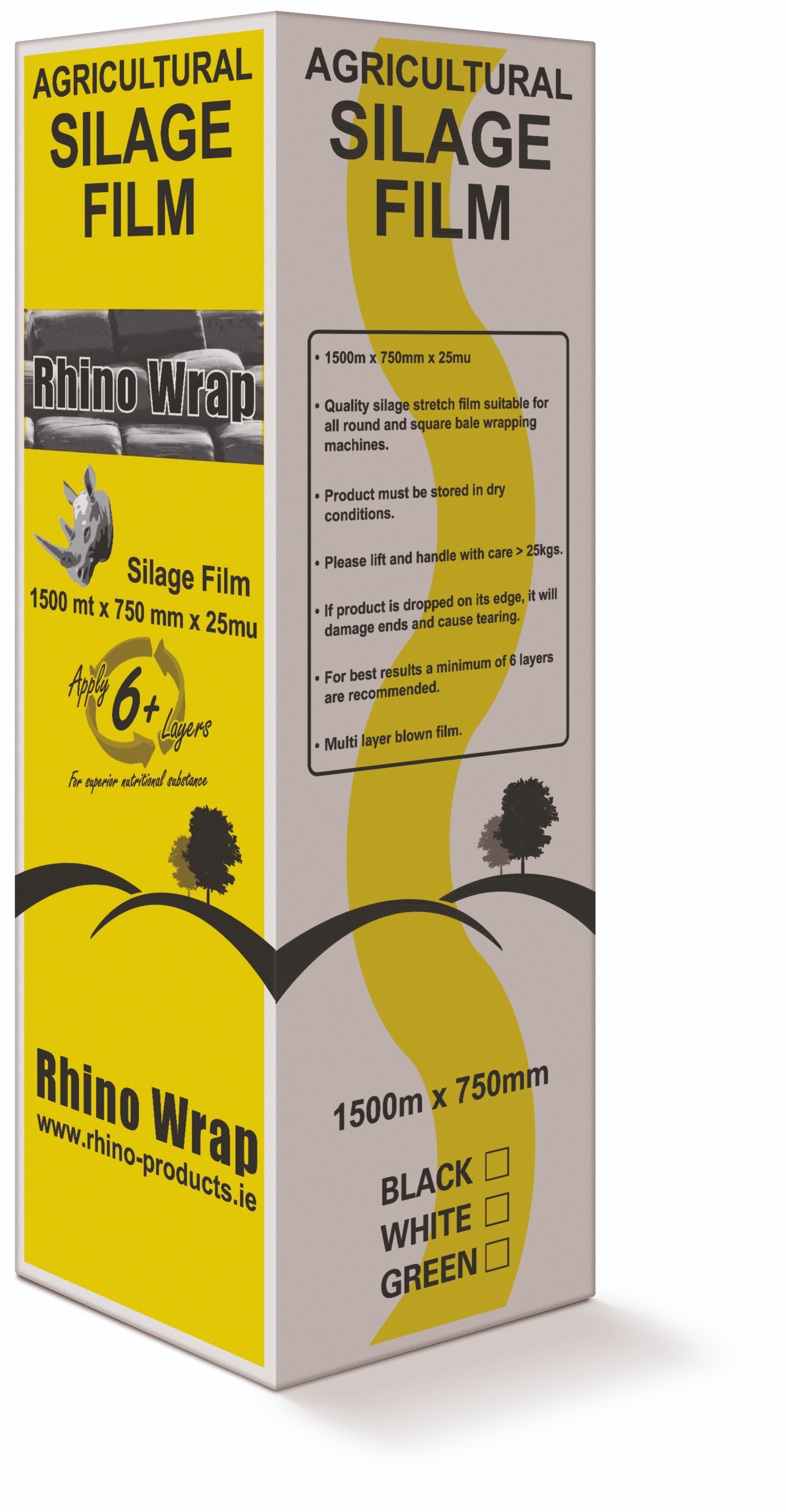 Rhino Wrap 750mm Black