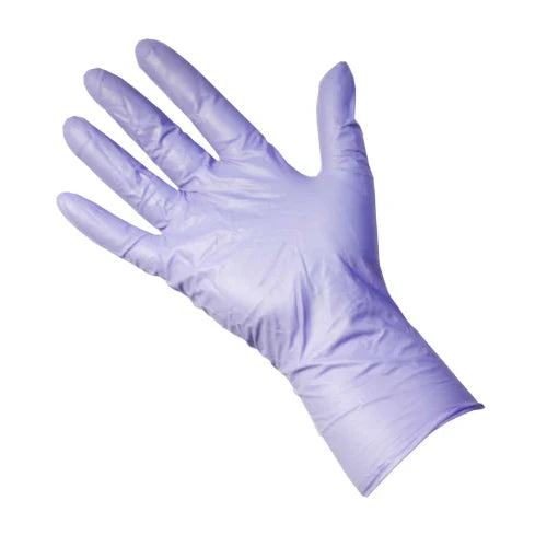 PRO ULTRASAFE VIOLET LONG CUFF NITRILE GLOVES - BOX OF 50
